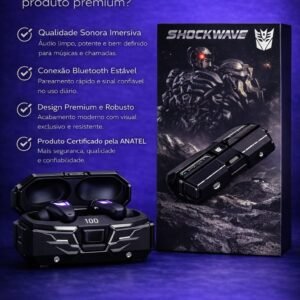 Fone de Ouvido Gamer Shockwave