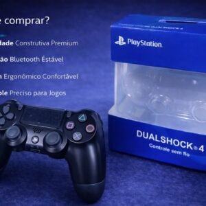 Controle PlayStation DualShock®️ 4 Sem Fio
