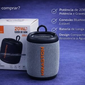 Caixa de Som Bluetooth H’Maston 20W